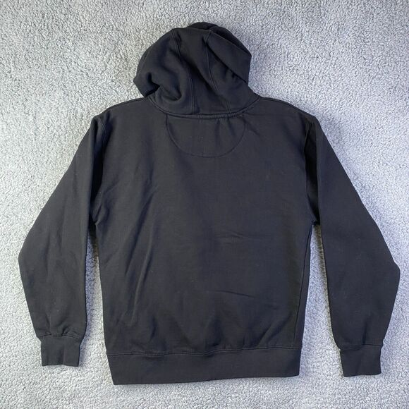 Cotton Bloom Unisex Black Pullover Hoodie (Smile More) Size Small - Picture 2 of 13